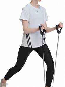 Adidas Sports Tees & Tanks Versatile Lightweight Easy To Match Travel Daily Weekend HI1275 - Black / White - View 5