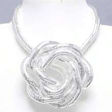 1pc Fashionable Flexible Snake Design Twisted Necklace, Versatile Style, Suitable For Women's Outfits And Holiday Attire