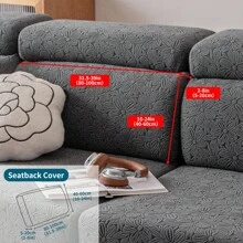 1pc Stretch Jacquard Sofa Cover, Machine Washable, Anti-Cat Scratch, Furniture Protector Sofa Cushion Cover Set With Recliner Slipcover, For Modern Living Room, Bedroom, Office Decor Room Decor Home Decor Living Room Decor Couch Cover Sofa Covers