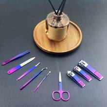 1 Set Stainless Steel Set - Modern Style Nail Clipper Set, Suitable For Travel And Beauty Care - Beauty Tools With Straight Blades, Nail Files, Scissors.