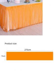 kumozawa 1pc Solid Color Party Decorative Tassel Curtain,Christmas