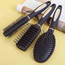 Air Cushion Comb, Inward Curling Styling Hair Roller Brush, Straight Hair Air Cushion Massage Comb, Large Paddle Brush, Nylon Bristle Curling Comb, Air Cushion Massage Comb, Detangling Brush, Portable Smooth Hair Comb