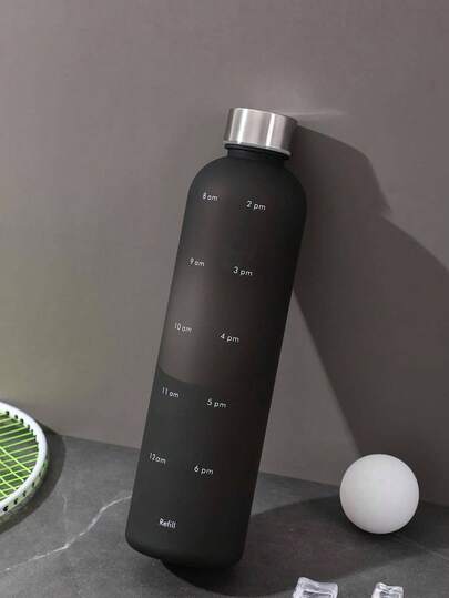 1pc 1000ml Sports Water Bottle, Portable Small Mouth Insulation And Cooling, Sports Water Bottle - Sports Water Bottle, Suitable For Gym/Office/Travel/Outdoor, Square Stylish Design, Very Suitable For Students/Adults, Easy To Hydrate Outdoors In Summer, Mother's Day Gift, Teacher's Day Gift