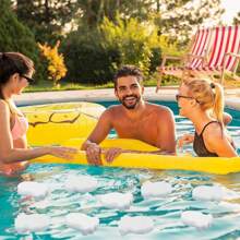 10 Pack Pool Oil Absorbing Sponge, Pool Scum Absorber, Octopus Oil Scum Absorbing, Scum Absorbing Filter Sponge, Pool Accessories For Hot Tub Swimming Pool And Spa (White)