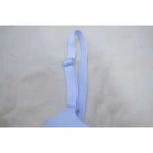1pc Rückenschnallen-BH für Damen, gerafft, hautfreundlich, bequem, einteilig, schlank machend und schöner Rücken, mit Stahlring