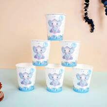 10/25/50 Pieces, 9-Ounce Cartoon Animal Themed Paper Cup Party Supplies, Disposable Party Paper Cups. Suitable For Multiple Use, Picnic Supplies, Birthday Parties, Camping, Decoration, And Celebration Events. Party Gifts, Bridal Showers, Restaurant Decorations, Kitchen Utensils, Parties, Dinosaurs, Whales, Bees, Elephants