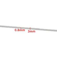 1 Meter 304 Stainless Steel NK Rice Chain Cuban Chain Decoration Chain DIY Necklace Bracelet Jewelry Accessories