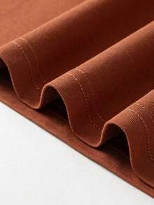 mini bala Boys' And Girls' T-Shirt Summer Non-Sweat Baby Cool Antibacterial Short Sleeve T - Brick Red - View 8