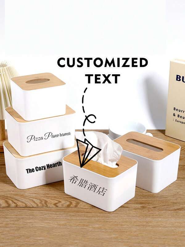 Porta-guardanapos criativo e personalizado, caixa de guardanapos minimalista e personalizada, adequada para hotéis, caixas de lenços de papel para restaurantes, casa e escritório.