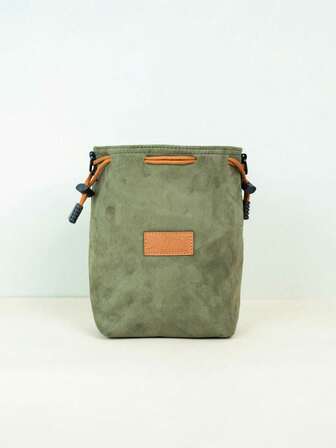 1 件蓬松相机包，双口袋设计，配件收纳，适用于尼康佳能相机