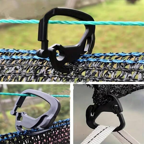 30pcs Sunshade Clips, Fixation Clamps, Greenhouse Fabric Expansion Clips Hooks, Agricultural Sunshade Outdoor Yard Fasteners