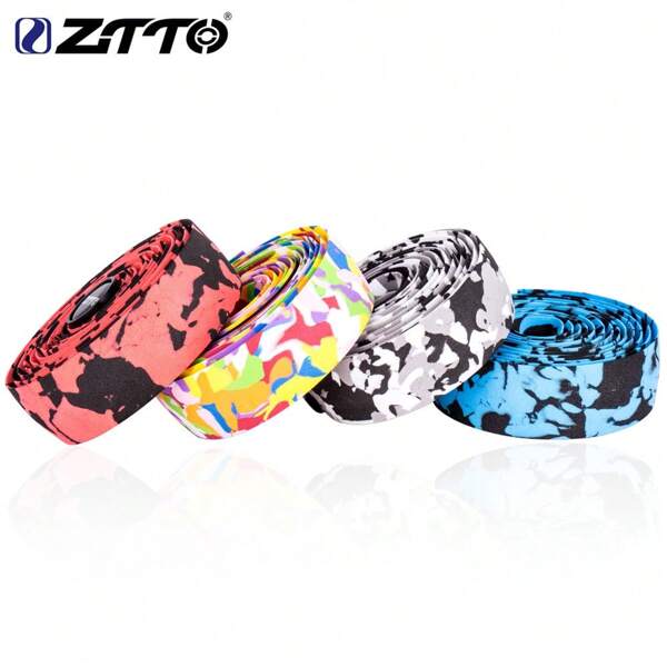 Taśmy na kierownicę rowerową ZTTO EVA Grips Sponge Taśma na kierownicę roweru szosowego Taśmy na kierownicę antypoślizgowe rowerowe Taśmy na kierownicę z wtyczką