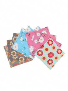 5/ 10 Pcs Coral Fleece Square Towels - Soft, Absorbent, Non - Shedding - Random Pattern Mix For Kitchen, Quick - Drying Cleaning Towels