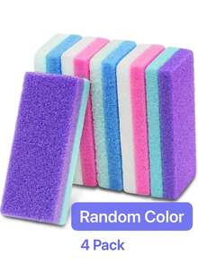 4 Packs Foot Pumice Stone For Feet Callus Remover, 2/1 Pc Pedicure Tools For Feet, Foot Exfoliator And Foot Scrubber Dead Skin Remover Cracked Heel Repair - Multicolor - View 12