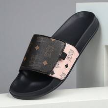 Men's Non-Slip Summer Sandals - Rich In Patterns - With Padded Soles, Outdoor Slippers, Suitable For Going Out And At Home - Brown - View 3
