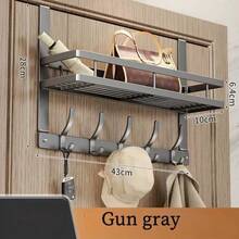 单包装门钩，可用于悬挂衣物、包包等。黑白两色，实用美观，设计感强，不伤门板，适用于各种门板、衣柜、浴室、洗手间、厨房等。情人节家居灵感，家居解决方案，温馨小屋情人节装饰。