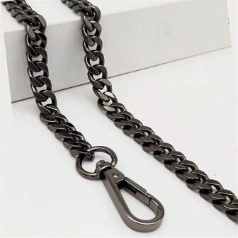 120cm Metal Purse Chain Strap Handle Handle Replacement For Handbag Shoulder Bag Gold Color