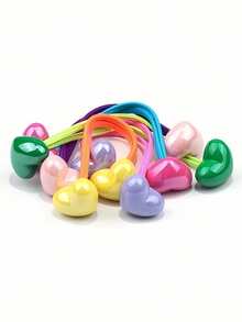 12 Stück buntes Schmetterling Haargummi Set, süße Scrunchies für Mädchen, Multifarbige vielseitige Haarzubehör, geeignet für Pferdeschwänze, Zöpfe und verschiedene Anlässe wie Schule, Reisen oder Partys, Make-up, Haargummis, Haargummibänder, Haarseile