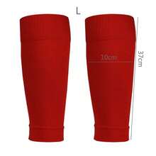 1 Pair Unisex Leg Compression Sleeves, Elastic Football Shin Guards Calf Socks Compression Stockings - Multicolor - View 9