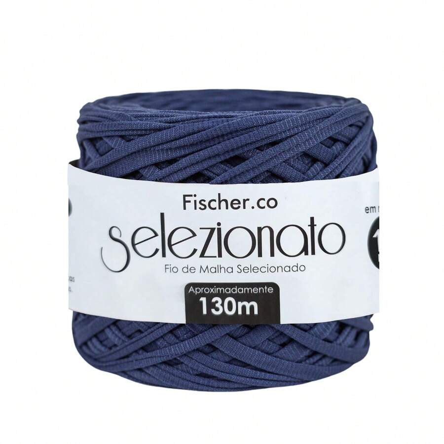 Selected Knitting Yarn 15mm 130 Meters Various Colors - Card 1 - 44 MARINE - View 1