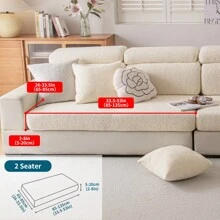 1pc Stretch Jacquard Sofa Cover, Machine Washable, Anti-Cat Scratch, Furniture Protector Sofa Cushion Cover Set With Recliner Slipcover, For Modern Living Room, Bedroom, Office Decor Room Decor Home Decor Living Room Decor Couch Cover Sofa Covers