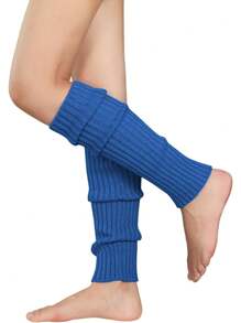 Leg Warmers For Women - Leg Warmers 80s Ribbed Knitted Long Socks For Party Sports