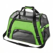 Soft Faced Pet Bag - Approved By Airlines For Cats And Dogs - Foldable And Comfortable Travel Bag Suitable For Cats And Dogs Cat Carrier Cat Backpack Bike Trailer - Blue - View 10
