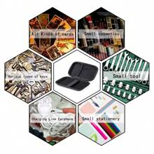 Multi-Purpose Portable Storage Bag/Box, Suitable For Organizing Cards, Keys, Earphones, Cosmetics, Cables And Other Small Items, Keeping Desk Space Tidy, Great For Gifts, Travel And Home Use