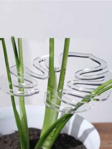 Anti-Lodging Support, Bamboo Mat Anti-Lodging Support Fixer For Potted Plants, Green Plant Fixed Clip For Hydroponics, Flower Stem Gathering Rack For Gardening