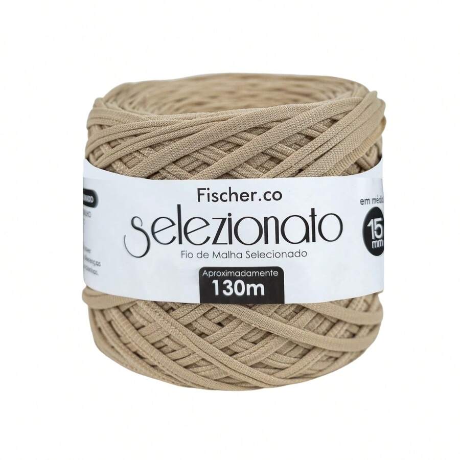 Selected Knitting Yarn 15mm 130 Meters Various Colors - Card 1 - 28 米色 - 查看 1