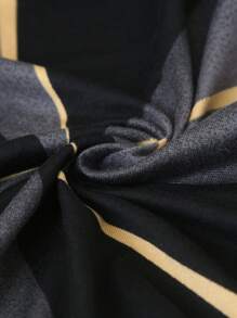 1pc Geometric Lines Printed Elastic Sofa Cover, All-Season Sofa Protector, Home Decor