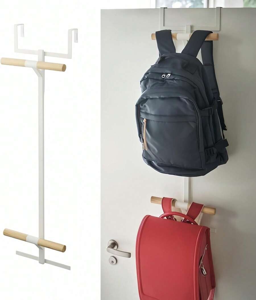 ランドセルラック リュック 収納 ドアハンガー バッグハンガー バッグ掛け カバン掛け ドア掛け 荷物置き 鞄掛け リュックハンガー ハンガーラック ランドセル置き場 引っ掛け棚 省スペース