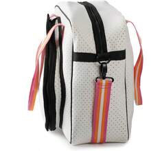 Tennis Tote With Adjustable Crossbody Strap Tennis Racquet Bag - White - View 6