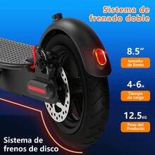 Scooter Patinete Con Asiento Eléctrico 36v 7.8ah Y Negro 35km/h Plegable Autonomía 30km - Rojo - Ver 4