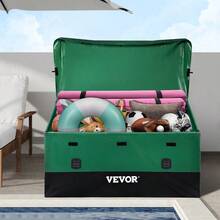 VEVOR Outdoor Storage Box Patio Deck Box 150 Gallon Waterproof PE Tarpaulin - 150 Gal - View 1