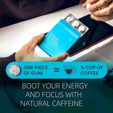 NeuroGum Energy Caffeine Mints - Sugar Freewith L-Theanine, Natural Caffeine, Vitamin B12 &B6-Nootropic Energy & Focus Supplement ForWomen & Men - 2 chiếc - Xem 5
