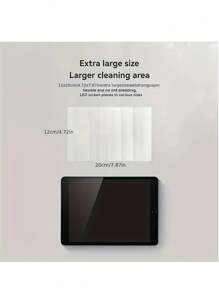 40pcs Streak-Free Screen Cleaning Wipes For Digital Equipment - Glass Cleaner Pads For TV, Monitors, Laptops, Furniture