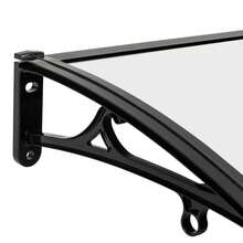 YUNRUX 120*60 Cm Transparent Arched Roofing Arched Canopy With Drainage Channel