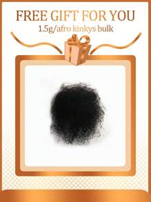 Extensões de dreadlocks de crochê feitas à mão, cabelo humano com pontas cacheadas, 0,6 cm de comprimento, 0,4 cm de largura, 8-20 polegadas, preto natural, unissex, para mulheres e homens, cabelo de crochê, 10 fios