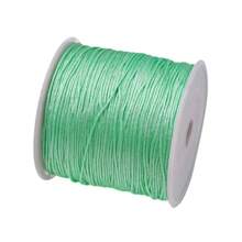 Corda de nylon de 50 m/rolo, tamanho 72, 0,8 mm, fio de nylon para tecelagem artesanal, para fabricação de joias, miçangas, acessórios para cordão de borla
