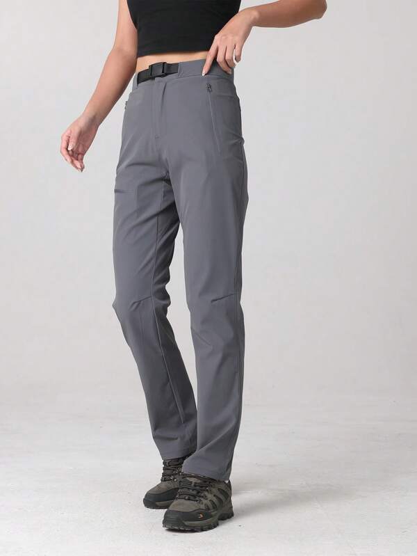 2025 Nouveau Printemps/Été Pantalon d'extérieur léger et respirant pour femmes avec poches zippées, convient à la randonnée, la randonnée et les aventures en plein air