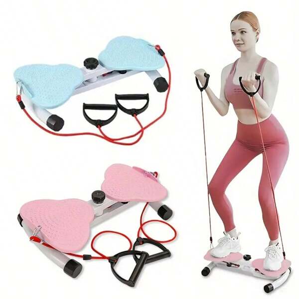 Giro de cintura ajustable con resistencia, equipo de fitness silencioso para el hogar, ejercitador de cintura para las piernas, entrenamiento de Body completo, equipo de entrenamiento del núcleo para el hogar, la oficina, el yoga, el pilates y el gimnasio