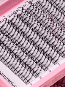 12 Rows 228PCS Premium A Shaped Spike Manga Clusters DIY Tail False Eyelashes 0.07 J D Curl 8-15mm Bottom Lash 6 7mm Natural Look Wispy Anime Cosplay Asian Style Individual False Eyelashes Extensions For Daily,Party,Makeup Tool