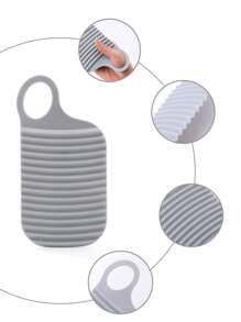 1 pezzo/2 pezzi Lavatoio portatile mini, antiscivolo super compatto con gomma morbida per il lavaggio a mano, ideale per viaggi, uso domestico e accessori da bagno, regali per le vacanze