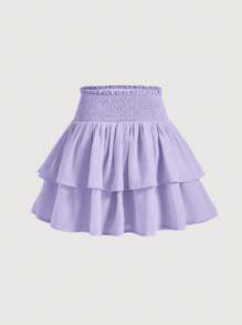 New Design Cake Pleated Skirt, High Waist Slimming Cute/Spicy Mini Skirt For Women
