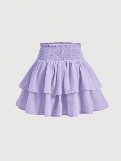 New Design Cake Pleated Skirt, High Waist Slimming Cute/Spicy Mini Skirt For Women