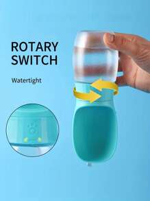 1pc Pet Outdoor Water Cup, Multifunctional Pet Water Feeder, Portable Pet Drinking Water Bottle