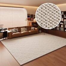 1pc Jute Look Simple Design Durable Dirt-Resistant Indoor/Outdoor Entrance Doormat, Water-Absorbent And Soft Easily Cleanable Machine Washable Rugs Living Room, Non-Slip Runner Rug, Round Rug, Suitable For Entry, Kitchen Rug Set, Multi-Color Options, Carpet For Living Room, Rugs For Bed Room, Area Rugs Living Room, Carpet Living Room, Home Decor, Suitable For Bathroom Mat, Room Decor, Home Carpet