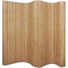 Room Divider Room Divider Screen Privacy Panel Partition Wall Panel Privacy Furniture Bamboo Natural 250x165 Cm - Natural - View 5