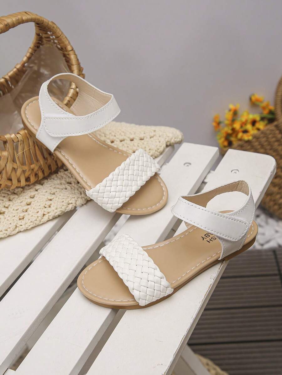 Kids' Summer Flat Sandals, Best-Selling Retro Roman Sandals, Suitable For Beach Play, Vacation, Sightseeing, Casual Home Wear